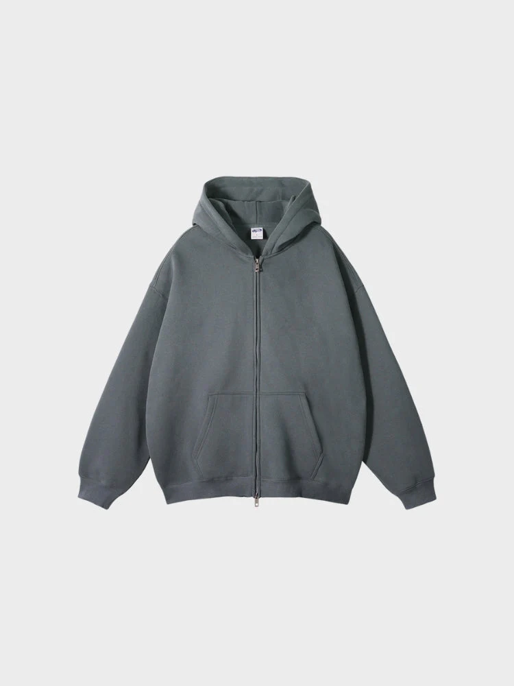 350 GSM Quality Hoodie with Zipper - Image 15