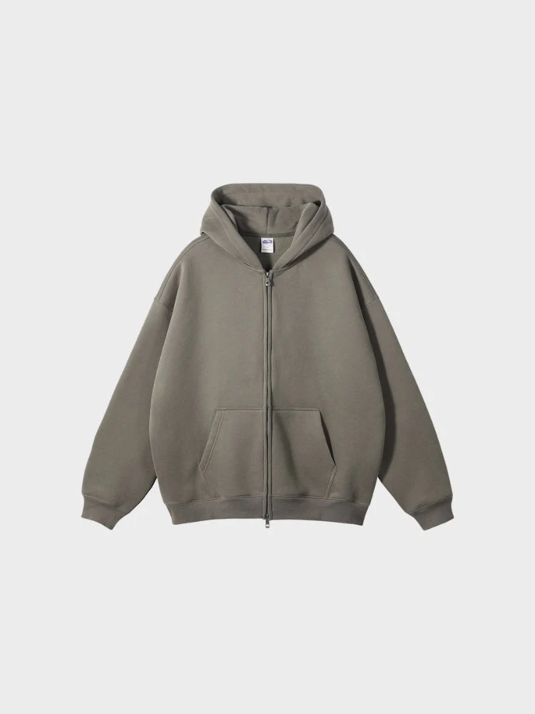 350 GSM Quality Hoodie with Zipper - Image 17