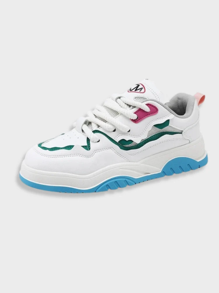 Big Lace Vintage Smile Sneakers - Image 5