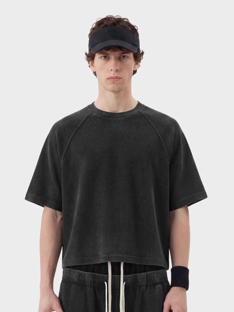 DCRB Boxy Fit Waffle Knit Tee - Image 5