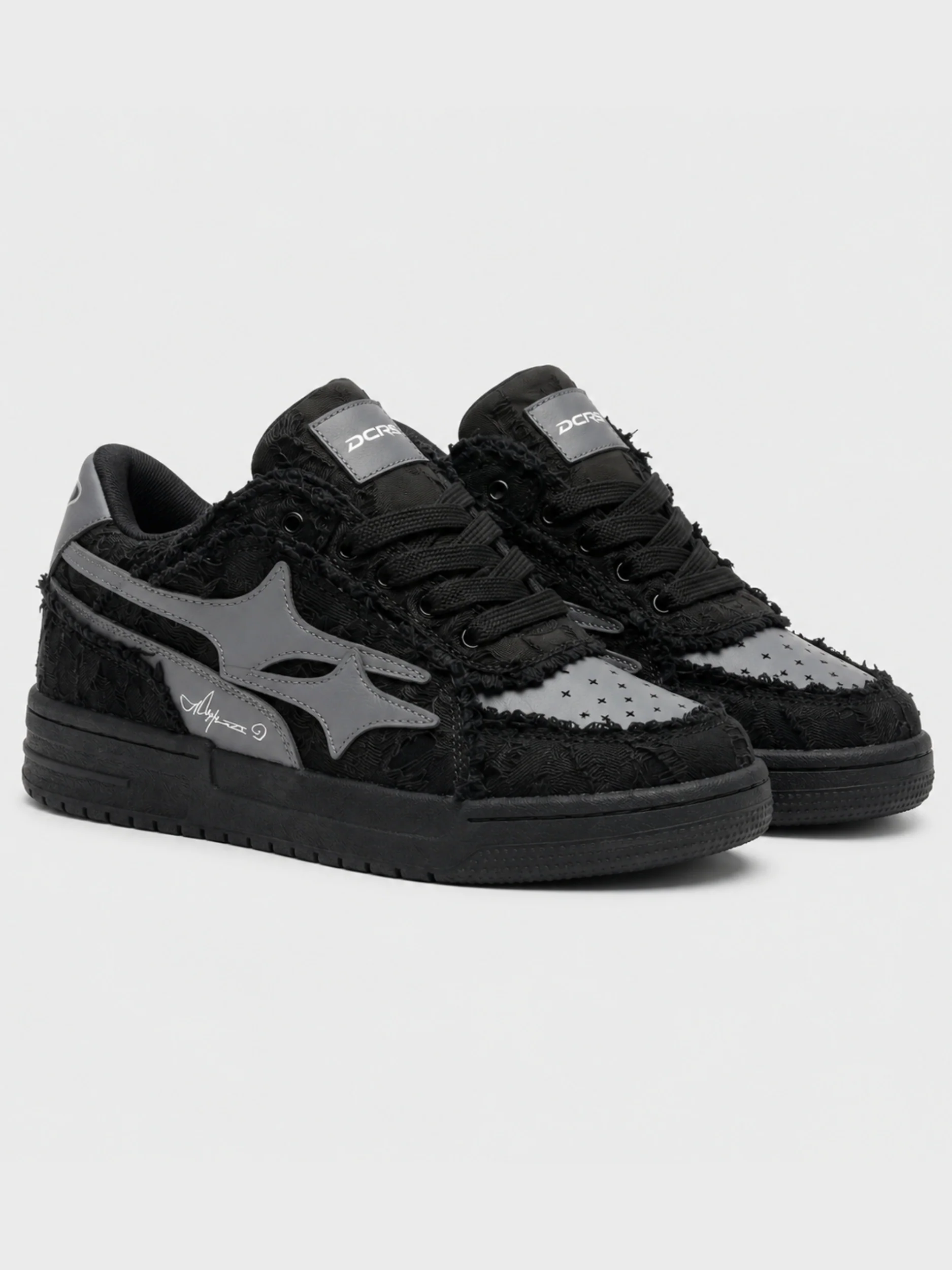 DCRB Broken Black Sneakers - Image 4