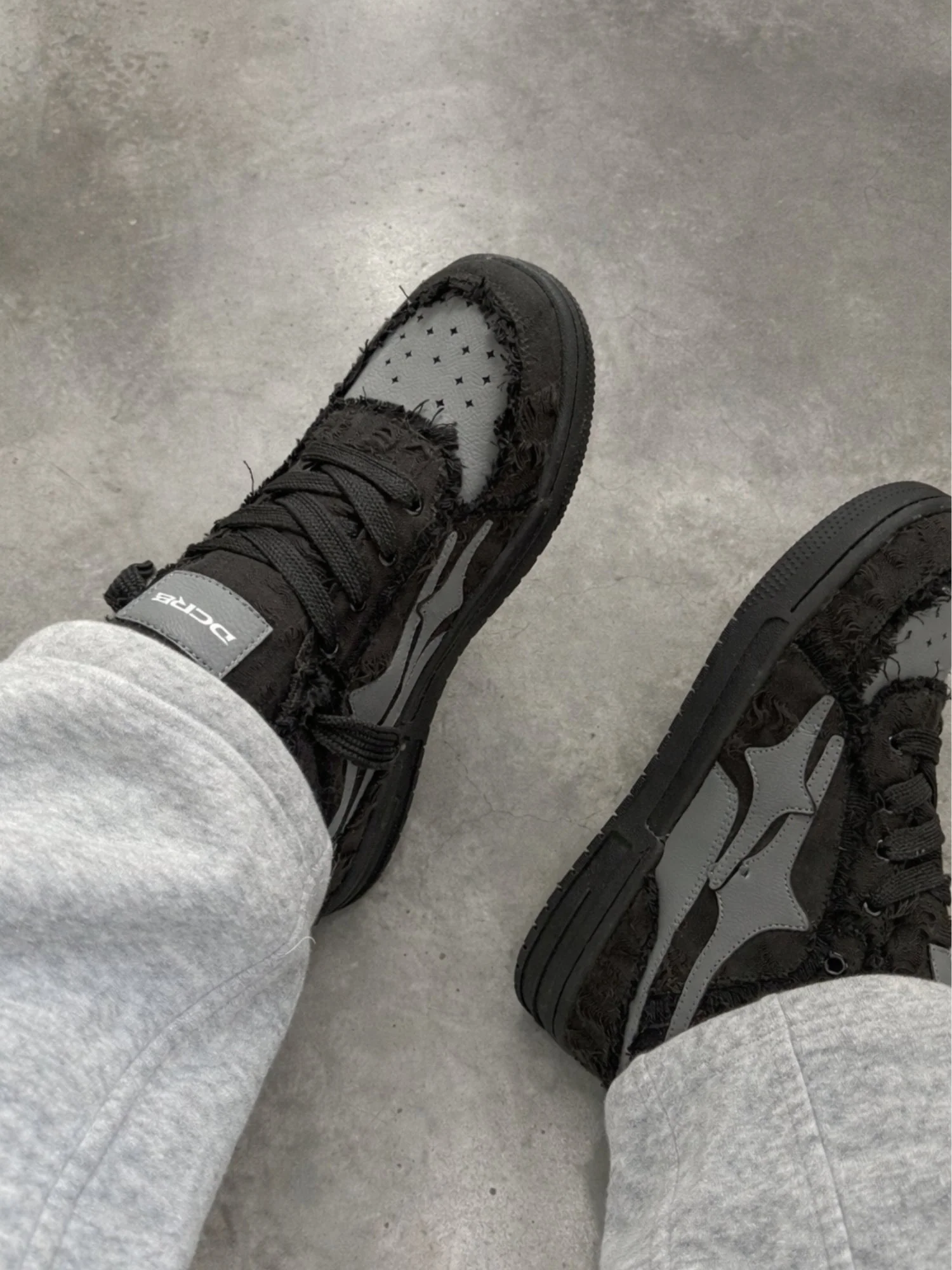 DCRB Broken Black Sneakers - Image 7