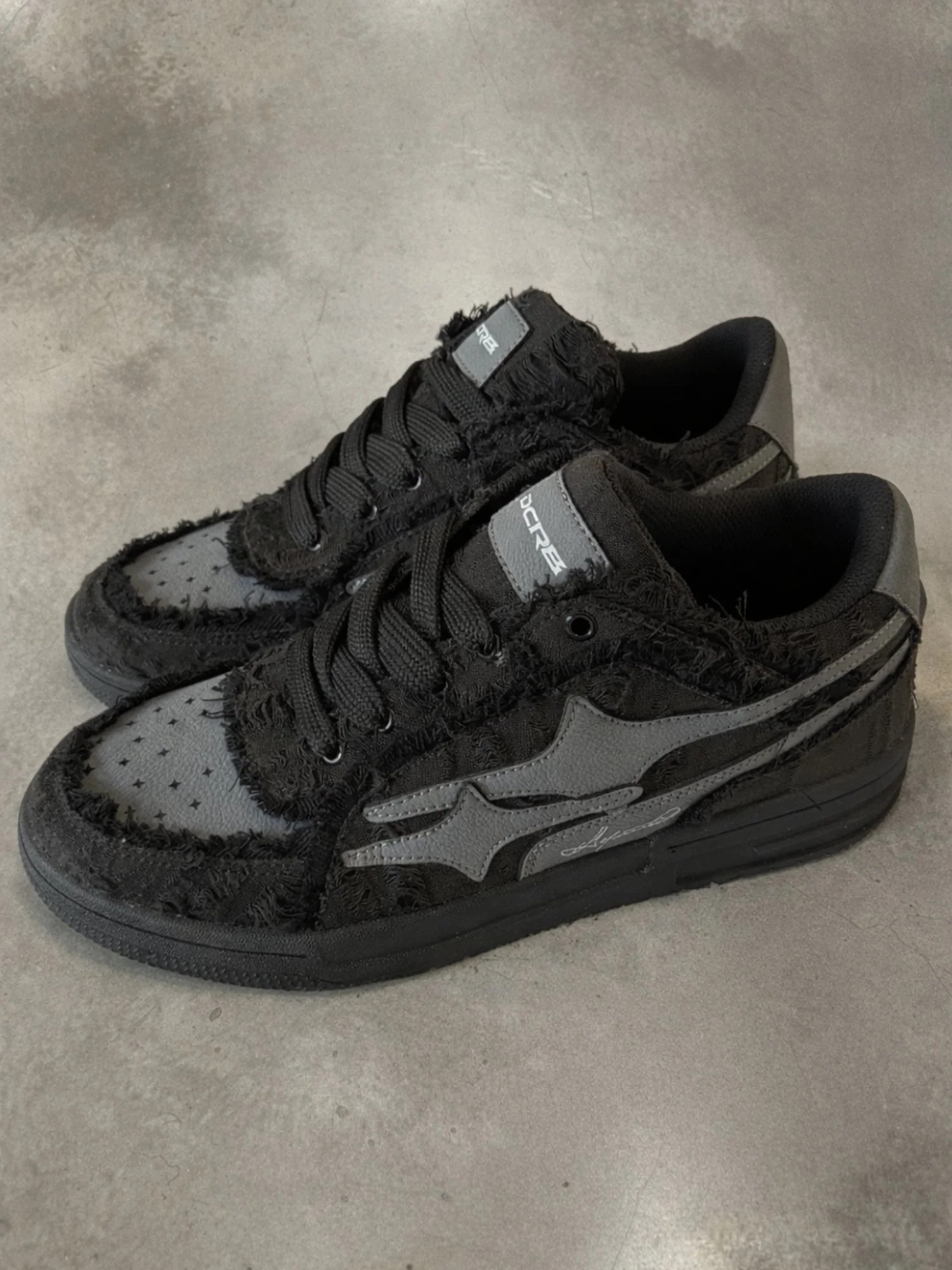 DCRB Broken Black Sneakers - Image 9