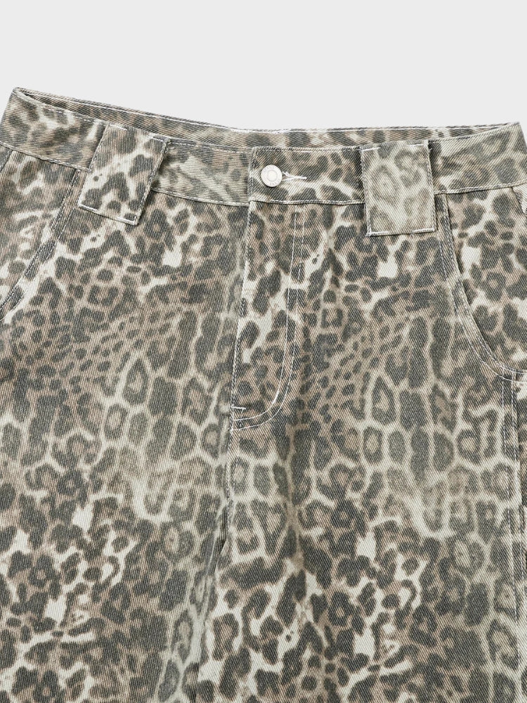 DCRB Leopard Baggy Jorts - Image 3