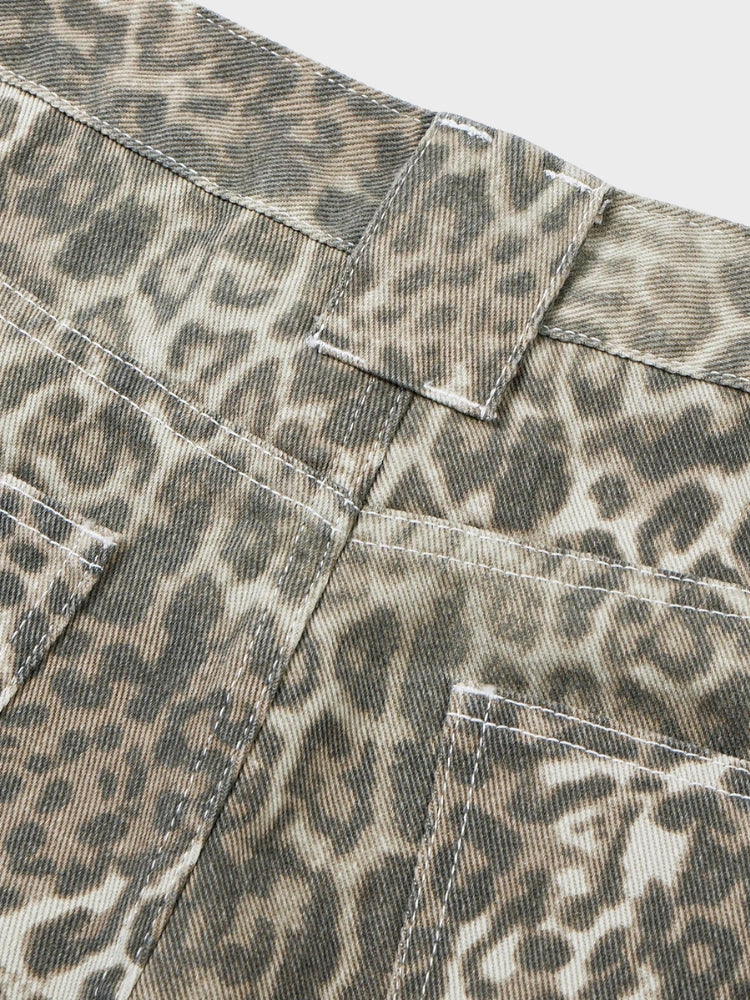 DCRB Leopard Baggy Jorts - Image 6