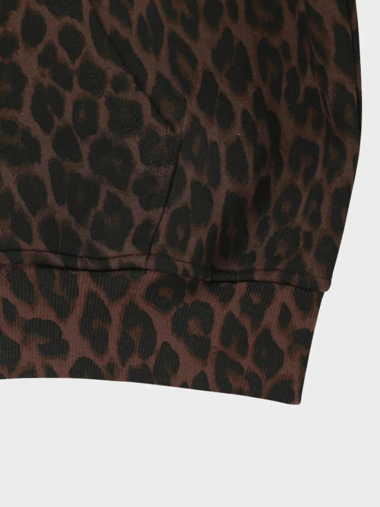 DCRB Leopard Crest Zip Hoodie - Image 4
