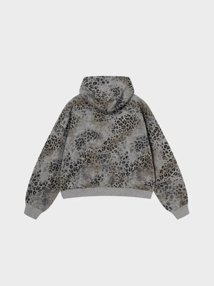 DCRB Leopard Vintage 400 GSM Washed Hoodie - Image 6