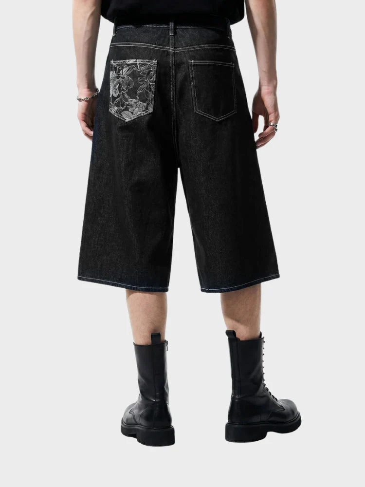DCRB Raw Black Denim Jorts - Image 3