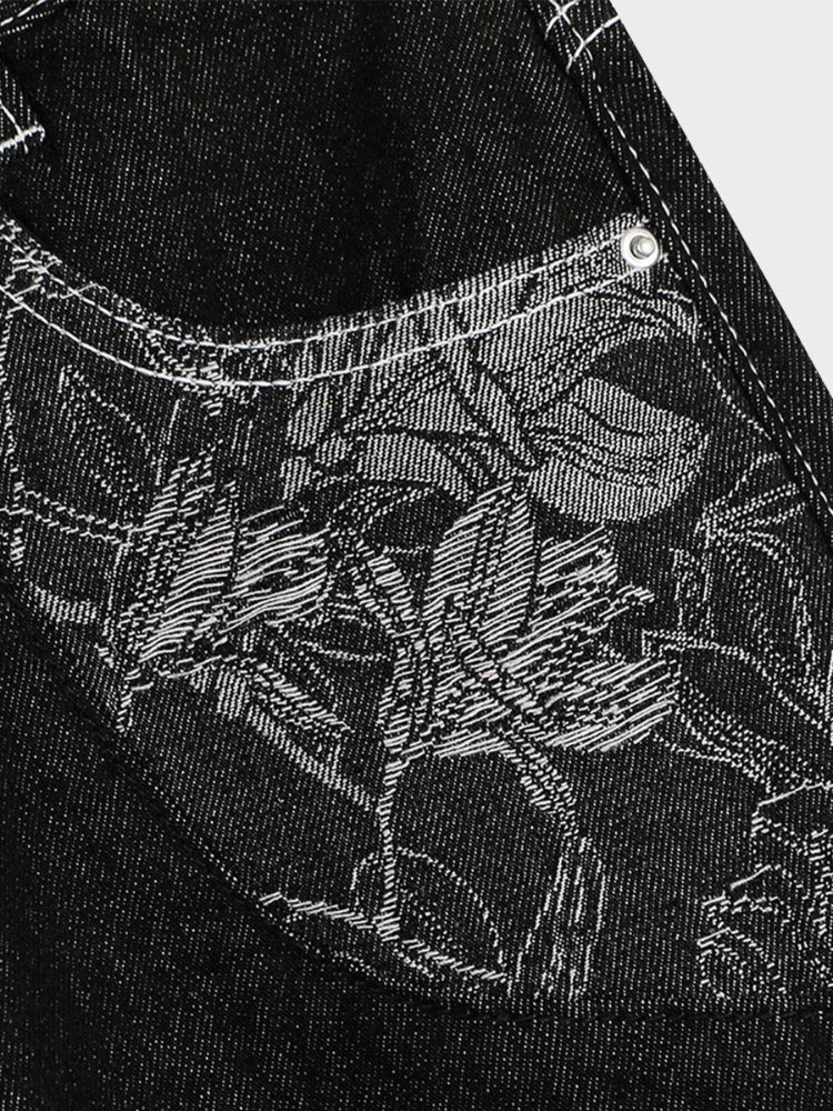 DCRB Raw Black Denim Jorts - Image 6