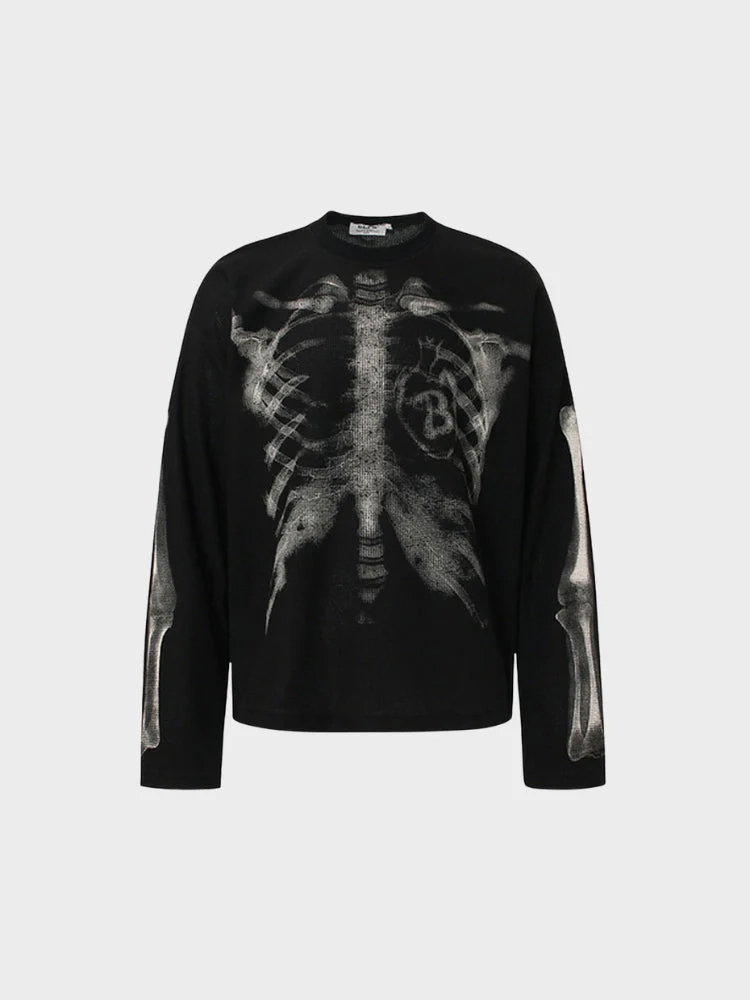 DCRB Waffle Knitted Skeleton Longsleeve - Image 4