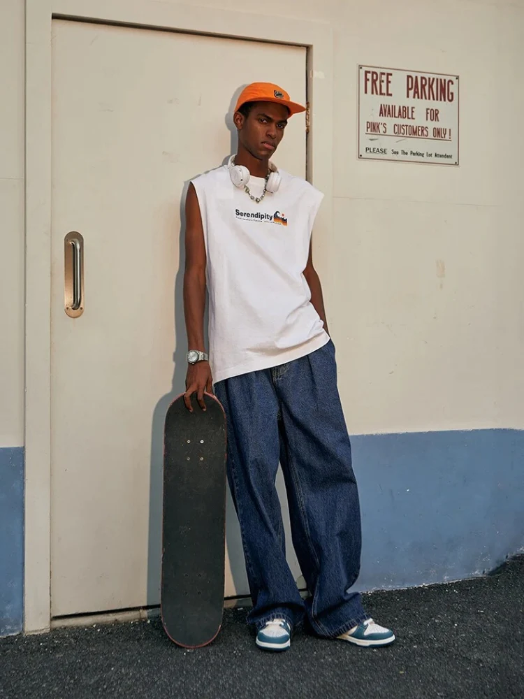 Straight Leg Retro Jeans - Image 7