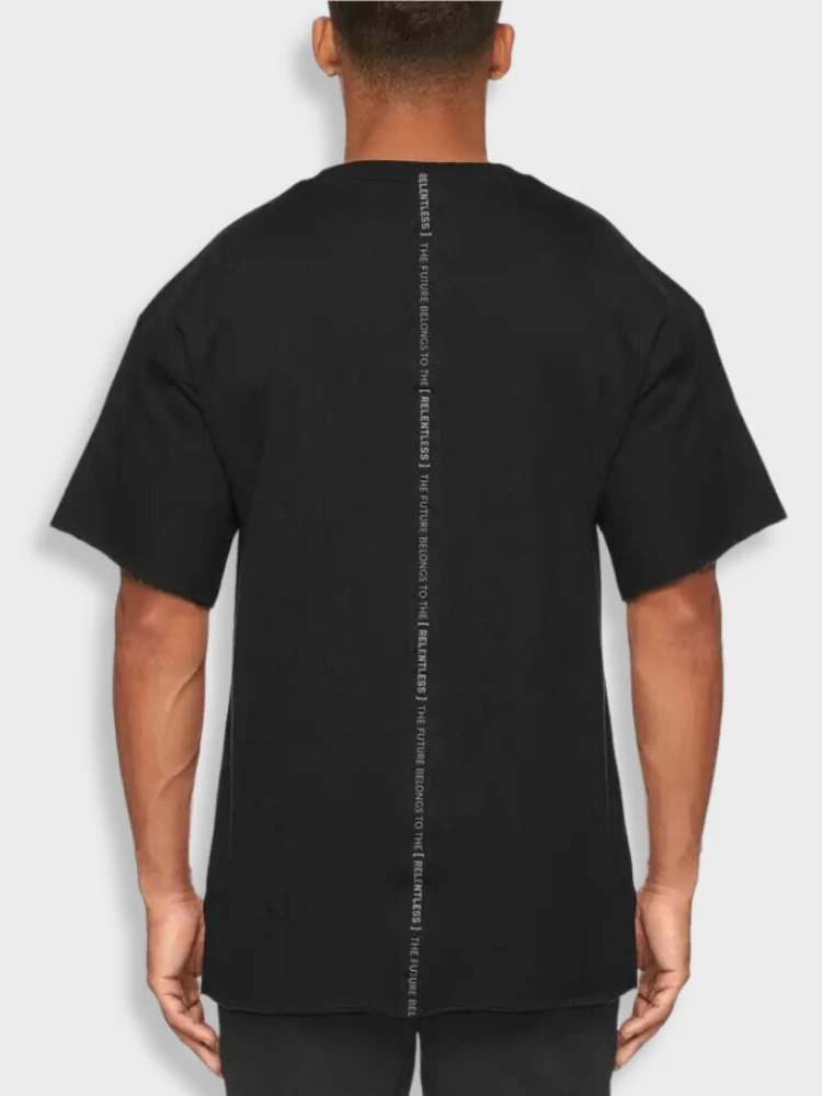 Thick Backstriped Oversized Tee - Image 3