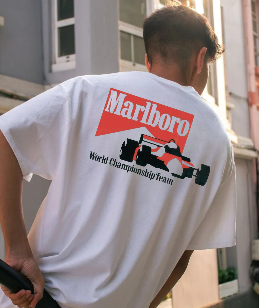 Vintage Marlboro Racing Tee - Image 5