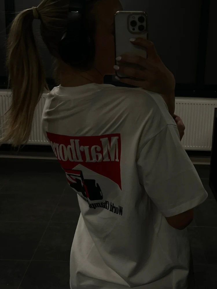 Vintage Marlboro Racing Tee - Image 7