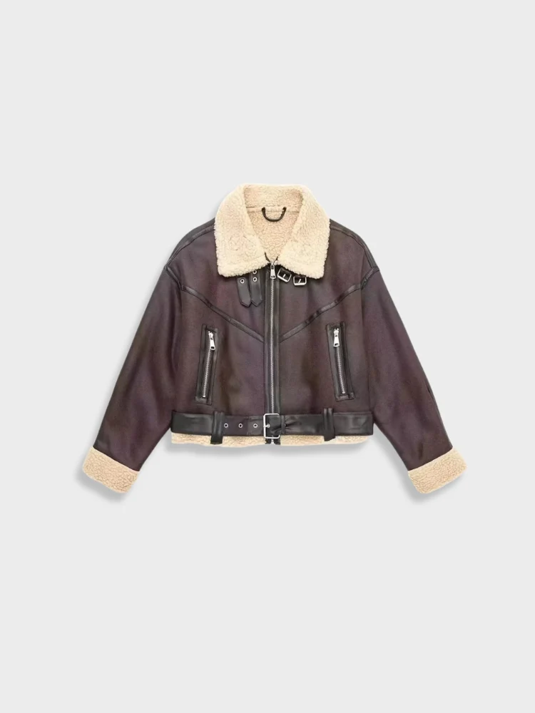Vintage Warm Lamswool Jacket - Image 4